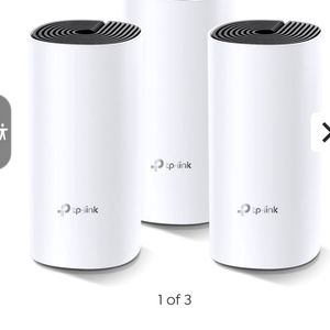 TP - LINK AC 1200 whole home mesh WiFi system. 3 piece